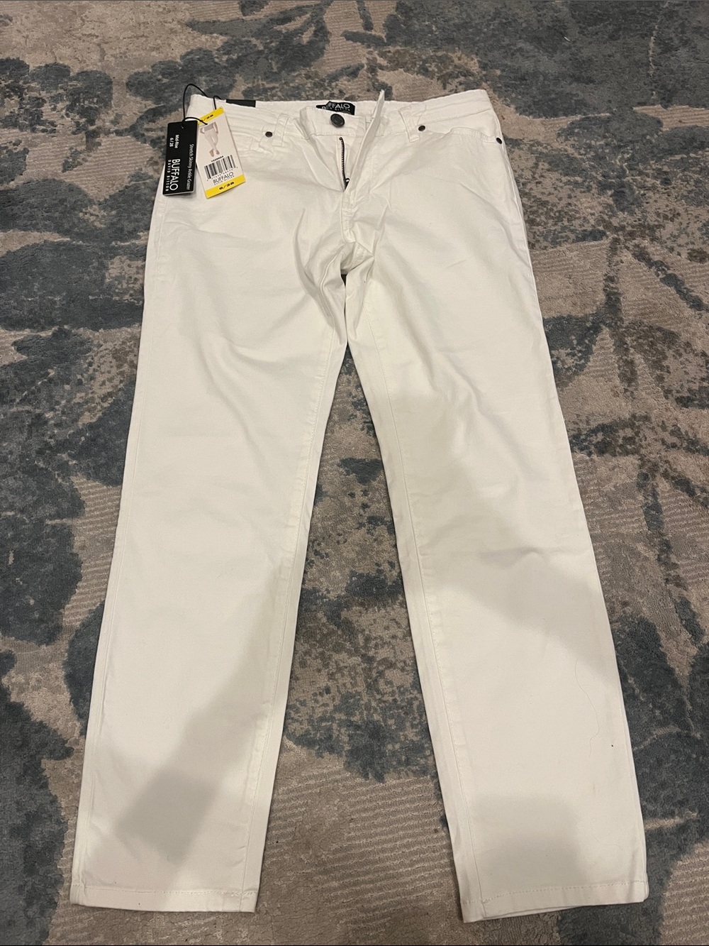 Buffalo David Bitton White Straight Women's Pants